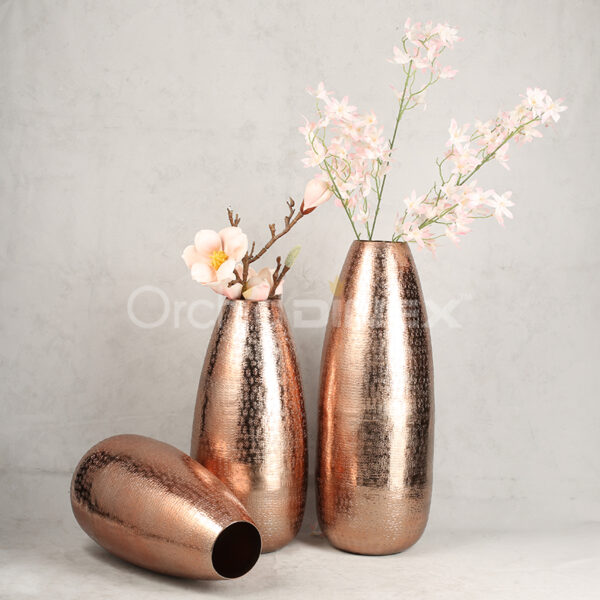 metal vase