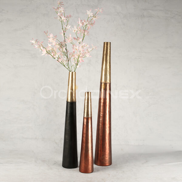 metal vase