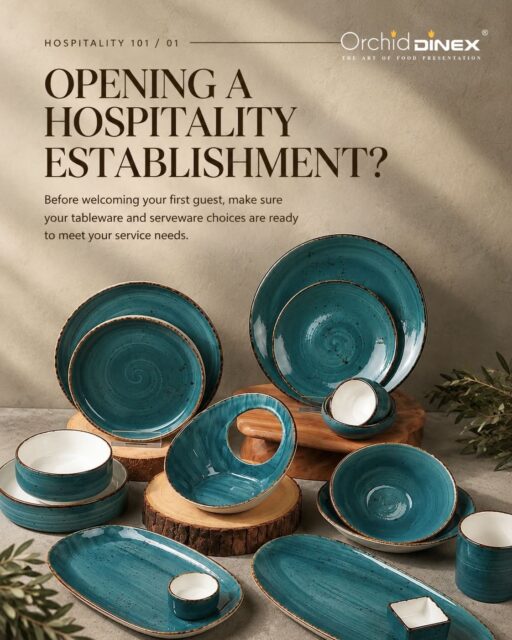 Opening a HoReCa establishment? 🍽️ Your tableware choices matter more than you think! From durable crockery and elegant glassware to functional serveware and the right colour scheme, every detail helps create a memorable dining experience. ✨
Build your hospitality space with the right essentials from Orchid Dinex. Visit us to explore a collection designed for hospitality professionals.

#OrchidDinex #HoReCa #Tableware #Serveware #HospitalityDesign

crockery, glassware, buffetware, hotel supplies, restaurant essentials, hospitality industry, hotel crockery, restaurant tableware, premium tableware, commercial crockery, durable crockery, dining experience, food presentation, table setting, hospitality essentials, restaurant setup, hotel supplies India, serving platters, dinner plates, bowls, colour schemes, luxury dining, banquetware, restaurant interiors, hospitality solutions