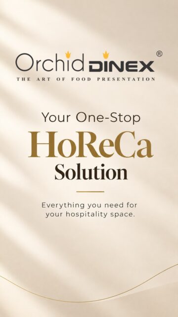 Looking for a one-stop solution for all your HoReCa needs? ✨ Orchid Dinex has everything you need under one roof! From tableware, serveware, glassware and woodenware to buffetware and decor props, discover a complete collection designed to elevate every hospitality space.

Visit our website to explore our collection: www.orchiddinex.com

#OrchidDinex #HoReCa #Tableware #Serveware #HospitalityEssentials

Orchid Dinex, HoReCa solutions, hospitality supplies, tableware collection, serveware collection, glassware collection, woodenware, buffetware, decor props, hotel supplies, restaurant supplies, crockery, premium crockery, hospitality essentials, hotelware, restaurantware, banquet supplies, buffet essentials, luxury tableware, serving essentials, table styling, hospitality industry, premium serveware, one stop destination, HoReCa products