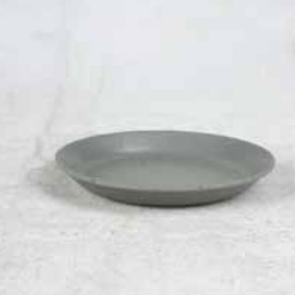 Melamine Grey Round Plate